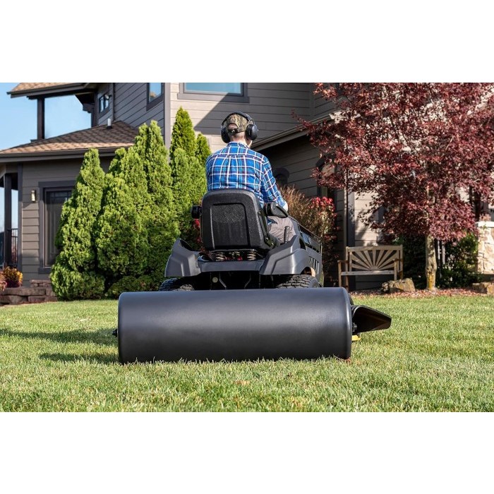 45-0604 AGRI-FAB Rodillo de remolque de polietileno para césped (18" x 48")