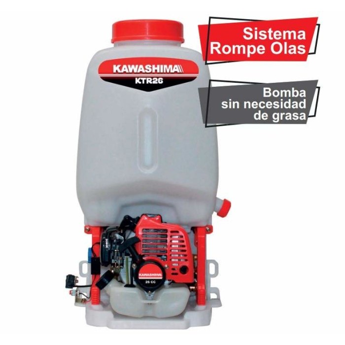 Kawashima KTR26 Aspersora fumigadora 26cc sin grasera 25lts