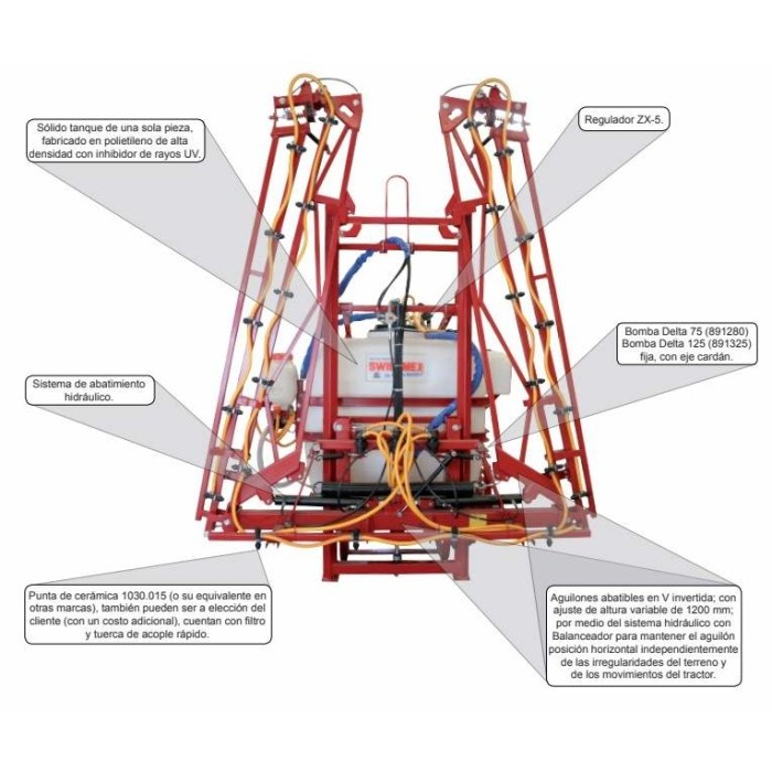 Swissmex 891280 Aspersora fumigadora aguilon Gaviota 12 600L
