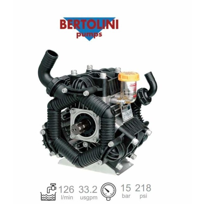 Bertolini Poly 2120 VS Bomba 126L/min 218PSI