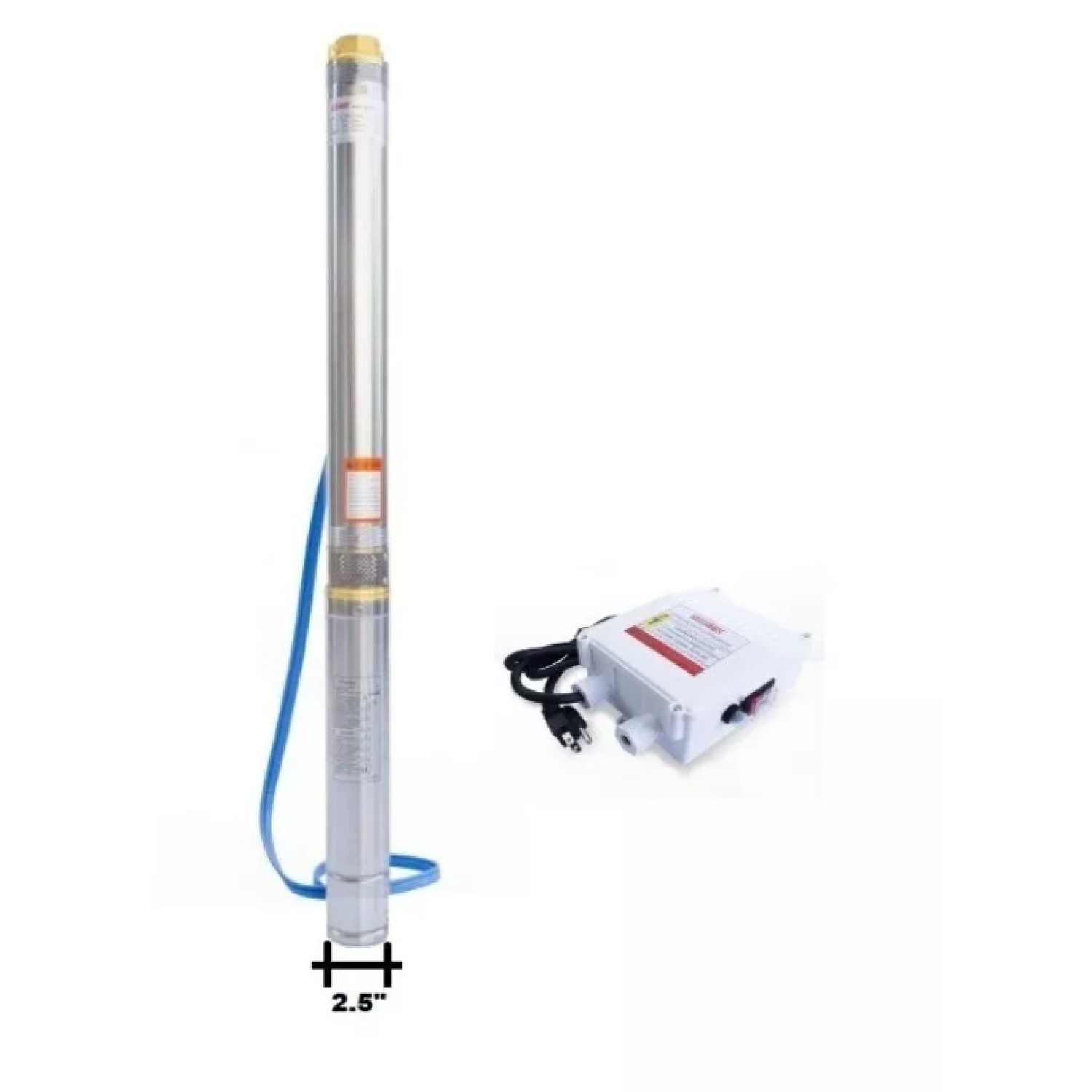 M2.5A1/2D25 BOMBA SUMERGIBLE 2.5" ANTARIX, MONOFÁSICA DE 1/2 HP, CON DESCARGA DE 1".