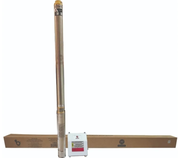 FIAT TRITONE1 Bomba sumergible cuerpo 2.5" descarga 1" c/motor 1HP 110V