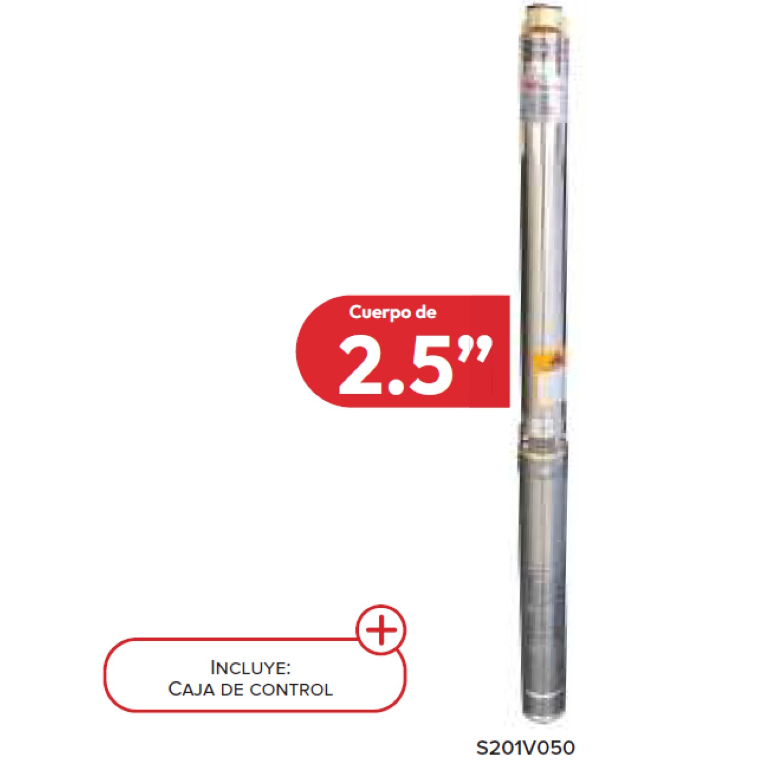 EQ. HID. P/RIEGO AGRICOLA COMPLETO 2.5" CROWN VICTORIA 1/2 HP 110V