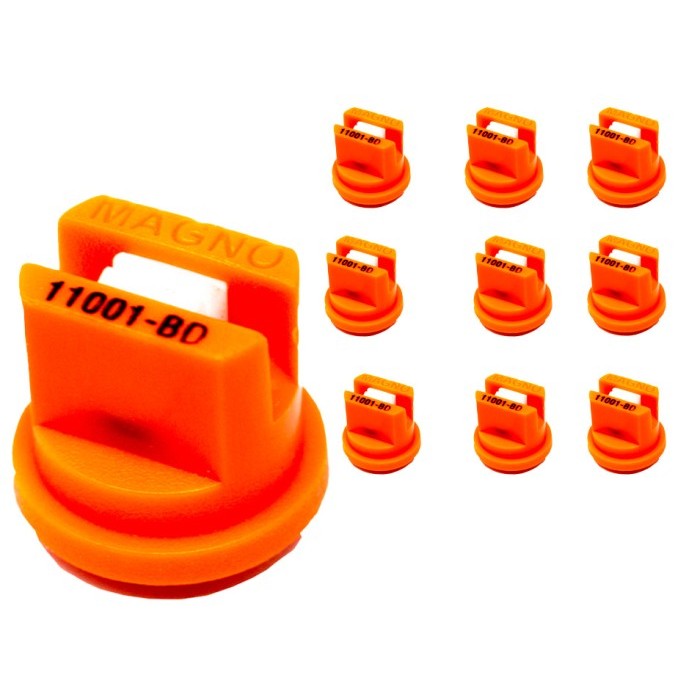 Magnojet M015 Boquilla BD 110º Naranja Abanico Ceramica 10pz paquete