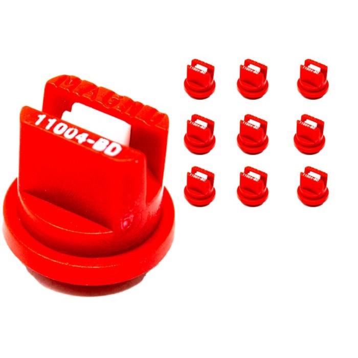 Magnojet M019 Boquilla BD 110º Roja Abanico Ceramica 10pz paquete