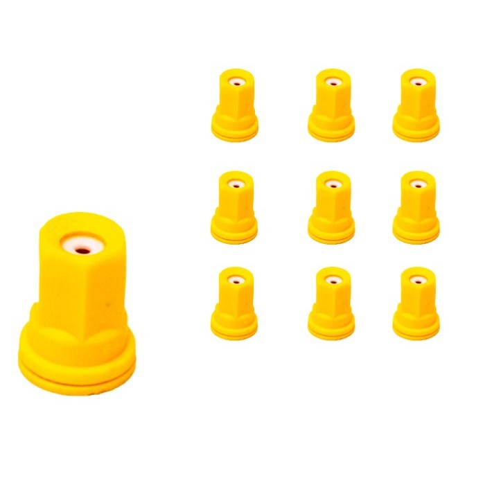 Magnoget M063/1 Boquilla MAG CH 80° Amarilla Cono Lleno Ceramica 10pz