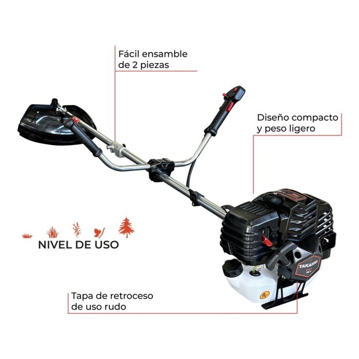 Takashi DT52K DESMALEZADORA desmalezadora 52cc