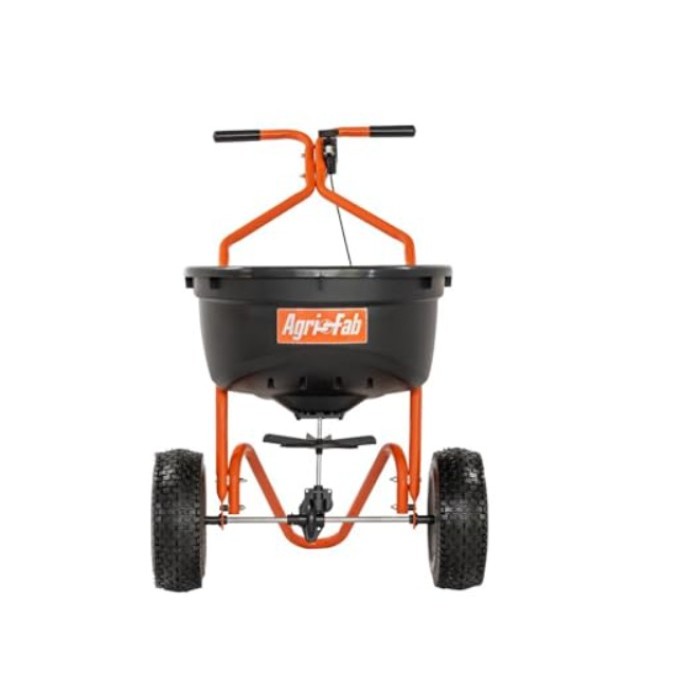 45-0576 AGRI-FAB Fertilizador de transmisión de empuje de 110 lb.