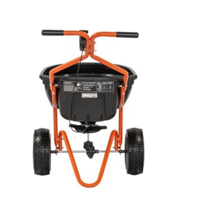 45-0576 AGRI-FAB Fertilizador de transmisión de empuje de 110 lb.