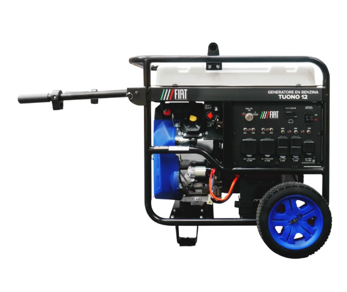 FIAT TUONO12 Generador a gasolina 12Kw 110/220V monofásico con motor 22HP