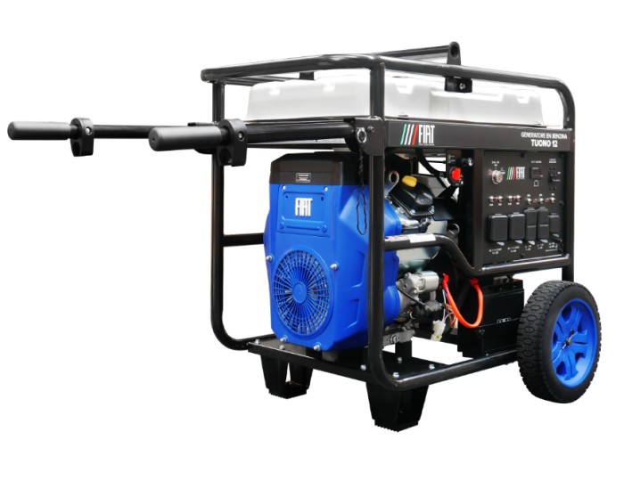 FIAT TUONO12 Generador a gasolina 12Kw 110/220V monofásico con motor 22HP
