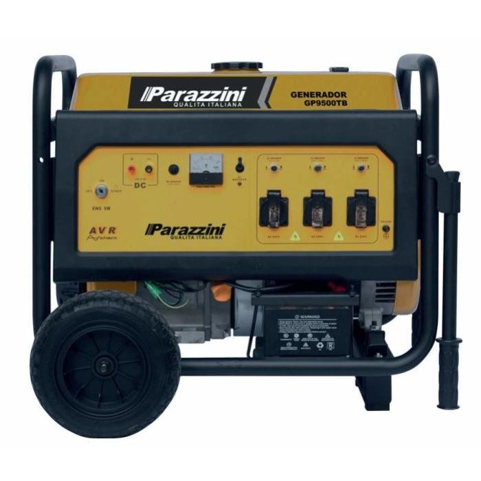 Parazzini GP9500TB Generador 17hp 9500 W trifasico y monofasico