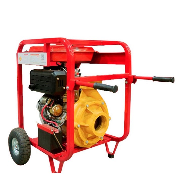 Shell SHDW4012 Motobomba centrifuga 4" x 4" con motor a diesel 12 hp