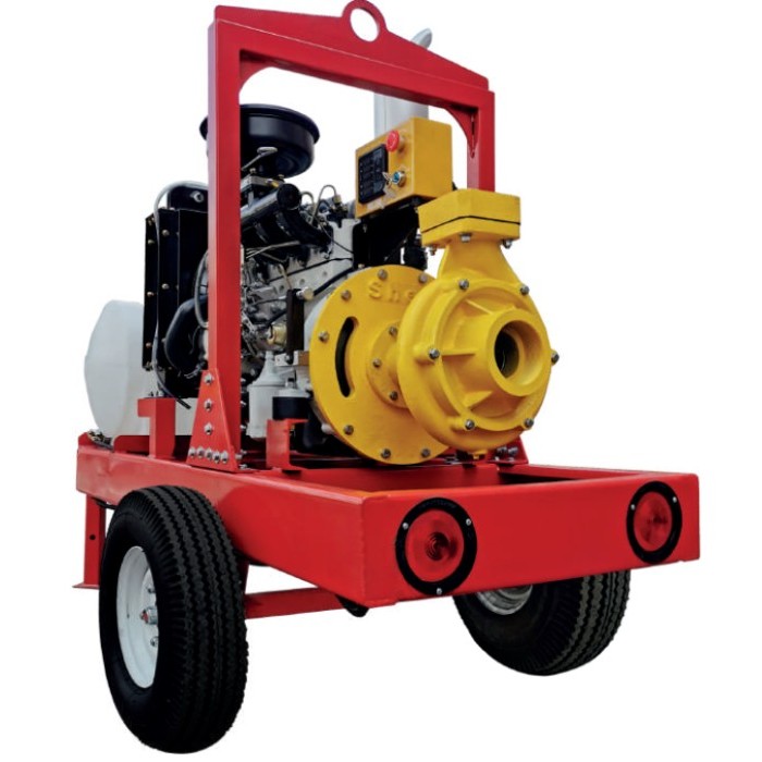 Shell SHDW4420 Motobomba centrifuga 4" x 4" con motor a diesel 20 hp
