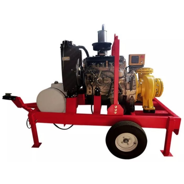 Shell SHDW6660 Motobomba centrifuga 6" x 6" con motor a diesel 60 hp