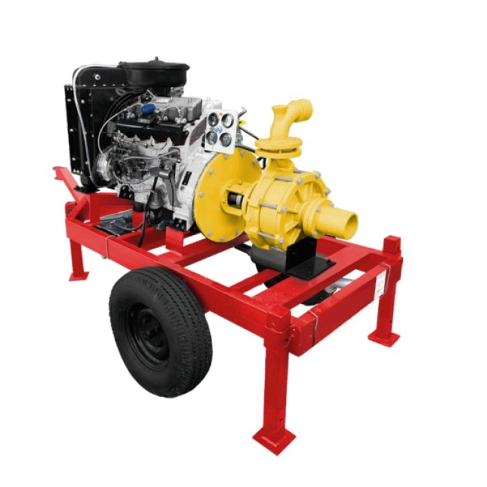 Shell SHDW6660 Motobomba centrifuga 6" x 6" con motor a diesel 60 hp