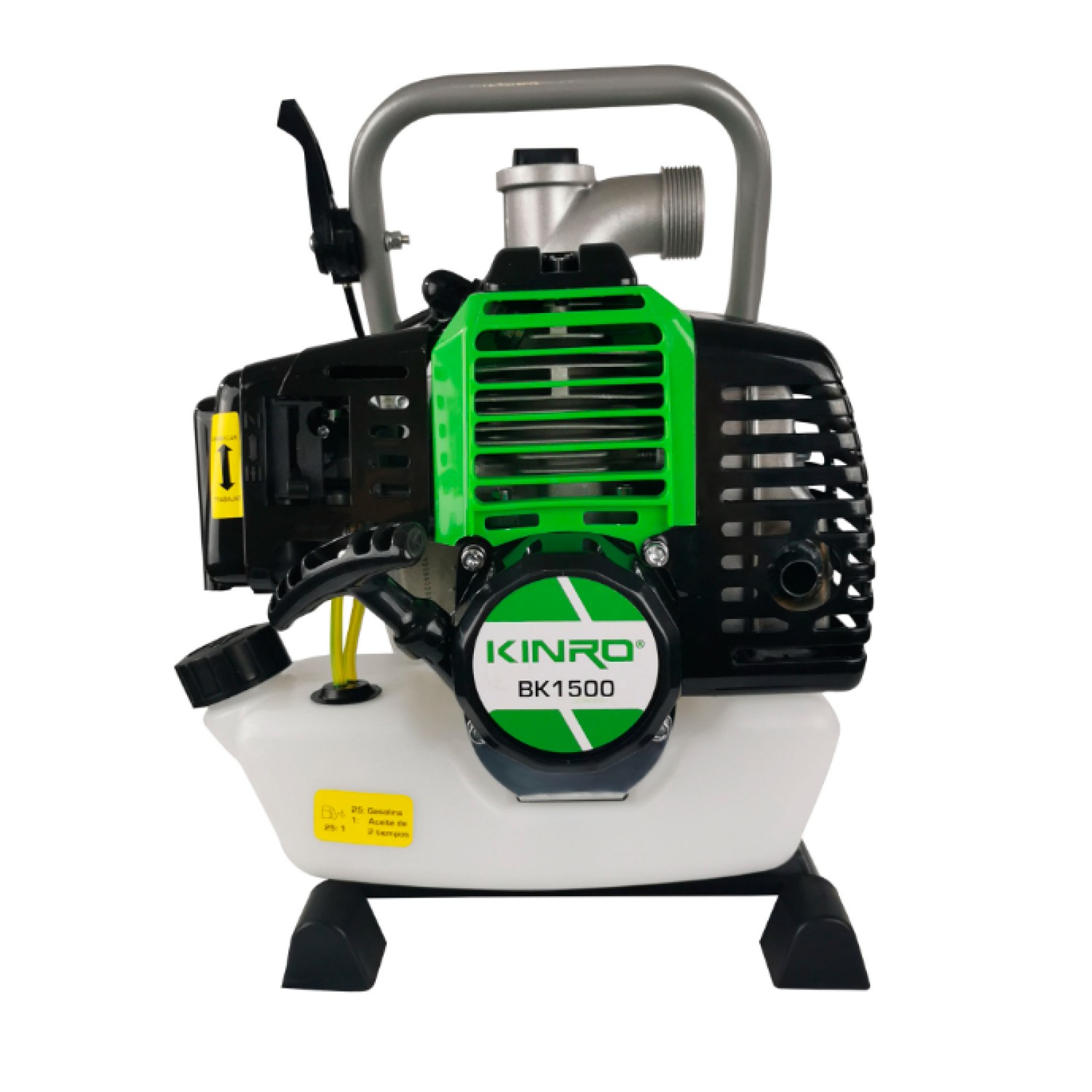 KINRO BK1500 MOTOBOMBA PORTATIL AUTOCEBANTE 1 1/2” X 1 1/2”44 CC, 2HP
