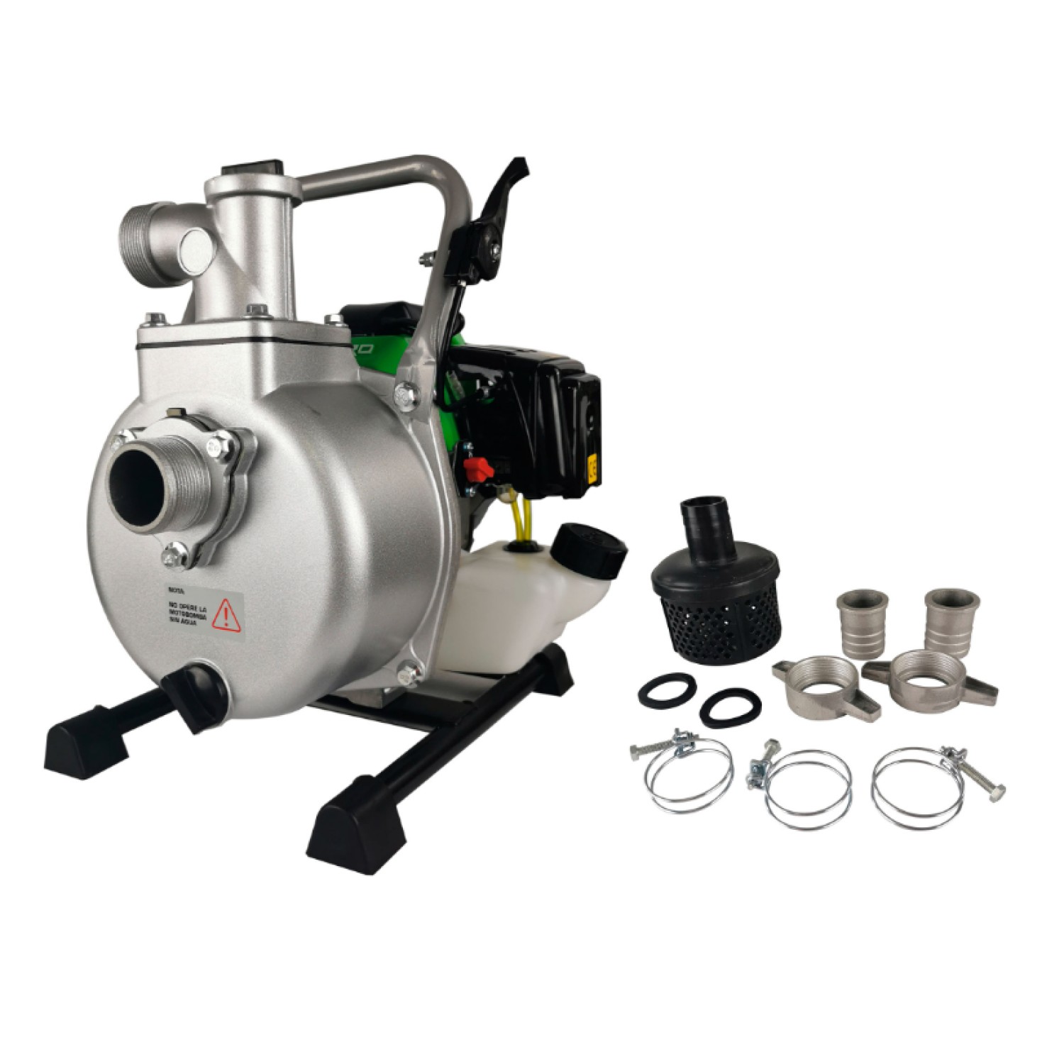 KINRO BK1500 MOTOBOMBA PORTATIL AUTOCEBANTE 1 1/2” X 1 1/2”44 CC, 2HP