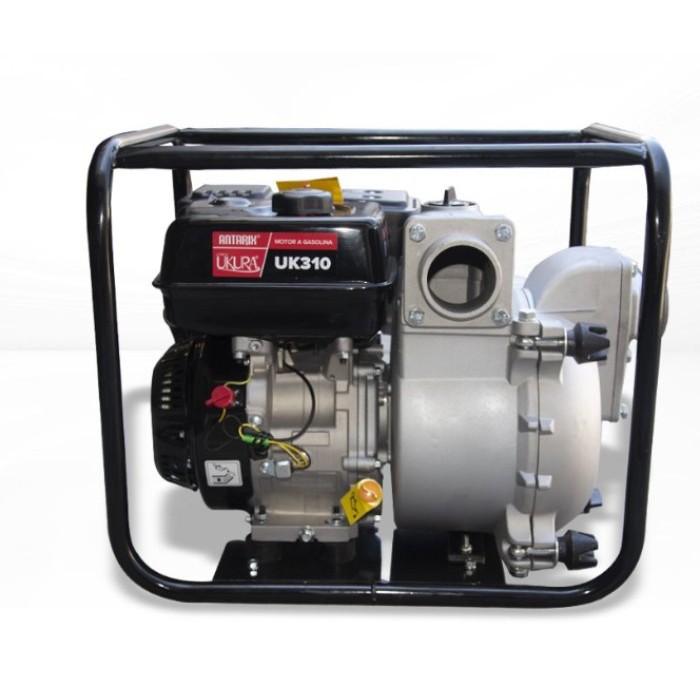 ANTARIX MLTX3UK10 MOTOBOMBA TRAGASÓLIDOS A GASOLINA 10 HP UKURA