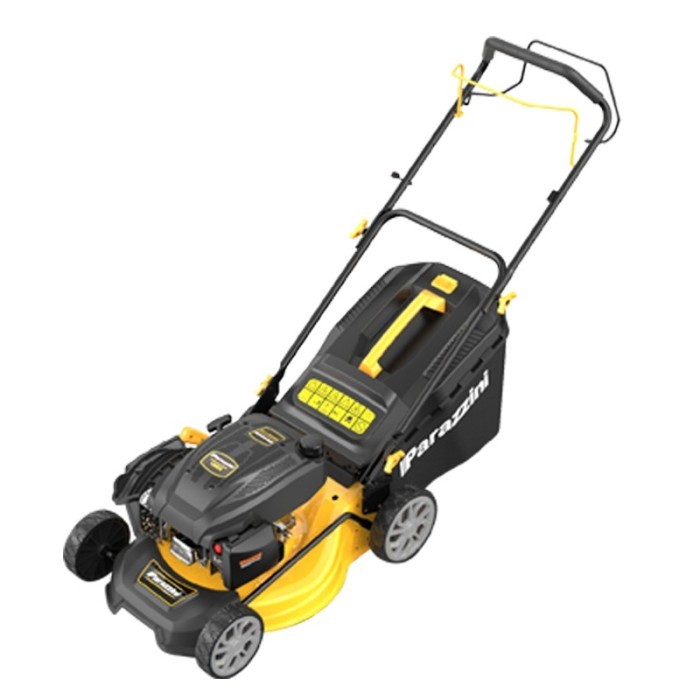 Parazzini PP190TT Podadora con tracción 190cc con cuchilla de 21" de corte con bolsa recolectora auto propulsada