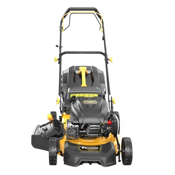Parazzini PP190TT Podadora con tracción 190cc con cuchilla de 21" de corte con bolsa recolectora auto propulsada