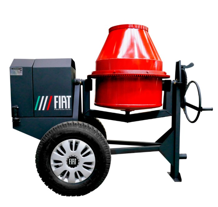 Fiat TROMPELLOTOP14 REVOLVEDORA DE CONCRETO 1 saco con motor CAPO140 14HP