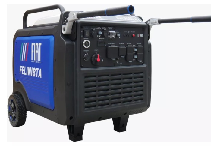 FIAT FELINI8TA Generador a gasolina inverter 8Kw 110V /220V con ATS