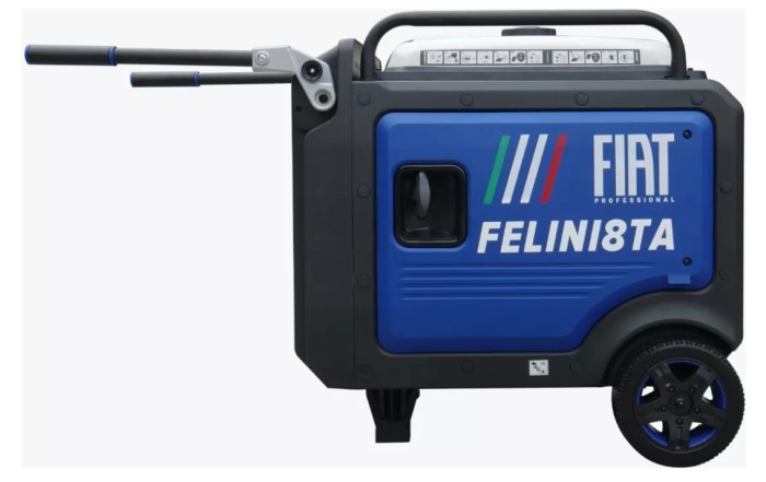 FIAT FELINI8TA Generador a gasolina inverter 8Kw 110V /220V con ATS