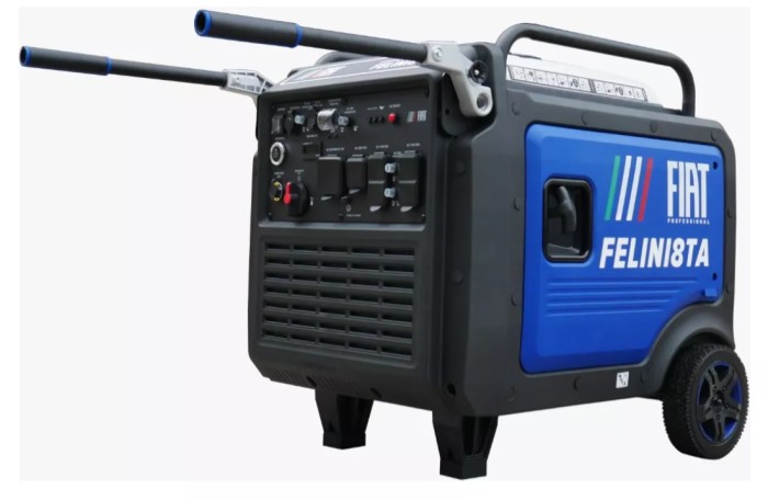 FIAT FELINI8TA Generador a gasolina inverter 8Kw 110V /220V con ATS