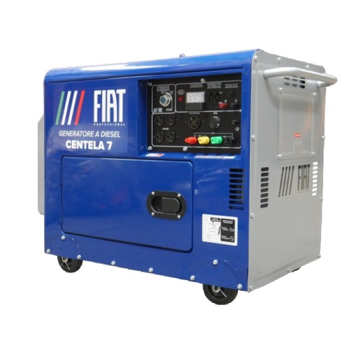FIAT CENTELA7TA GENERADOR A DIÉSEL CERRADO CON ATS 7KW 13HP